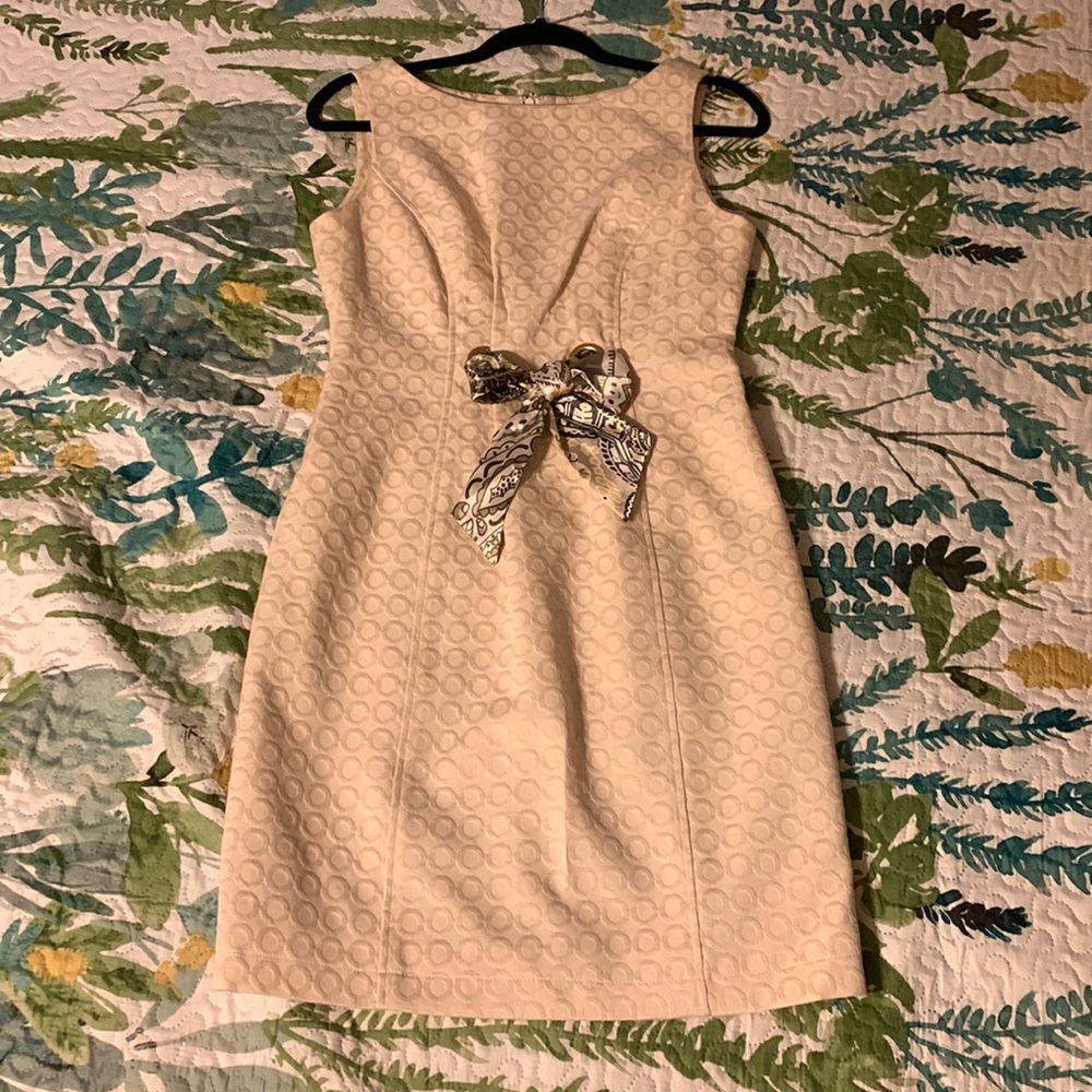 Taylor petite sleeveless dress with bow